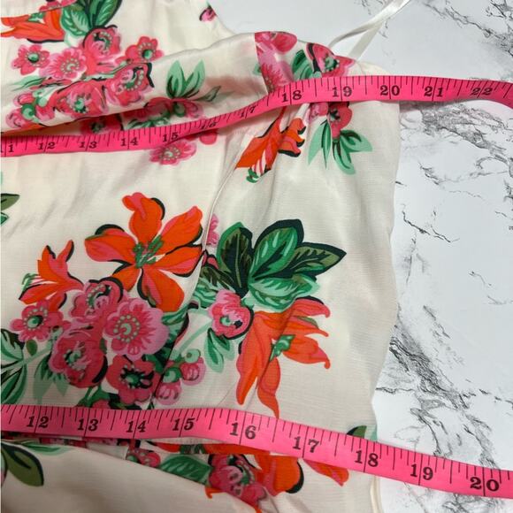 NWT Ann Taylor Halter Bow Back Flare Dress Size 14 floral - Picture 7 of 9